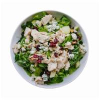 Apple Waldy · Romaine | Granny Smith Apples | Cranberries | Walnuts | Bleu Cheese Crumbles | Grilled Chick...