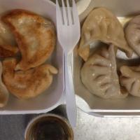 Steamed, Fried Dumpling & Vegs (8)饺子 · 