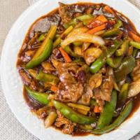 Hot & Spicy Beef干烧牛 · Hot and spicy dishes.
