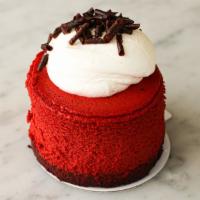 Red Velvet Cheesecake To Go · Our popular red velvet cheesecake sits atop a chocolate cookie crumb crust, topped with fres...