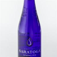 Sparkling Water · Saratoga Sparkling Spring Water has been bottled at the source since 1872. The iconic blue b...