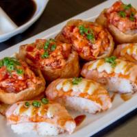#12 Sushi Set · 4(pcs) Garlic Slmon         4(pcs) Spicy Tuna Bomb