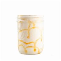 Bananas Foster Milkshake (Gf) · organic vanilla ice cream, organic milk, organic banana, caramel sauce (540 cal)