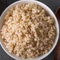 Brown Rice 黄米饭 · steamed brown rice