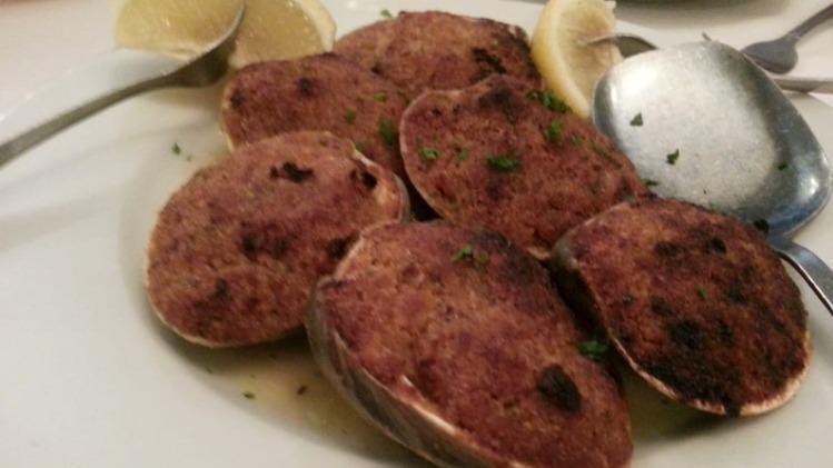 Clams Oreganata · Breaded Baked Clams in Wine and Lemon Sauce. Available Chopped or Whole