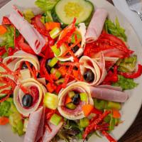 Antipasto Salad · Ham, salami, provolone and pepperoni.