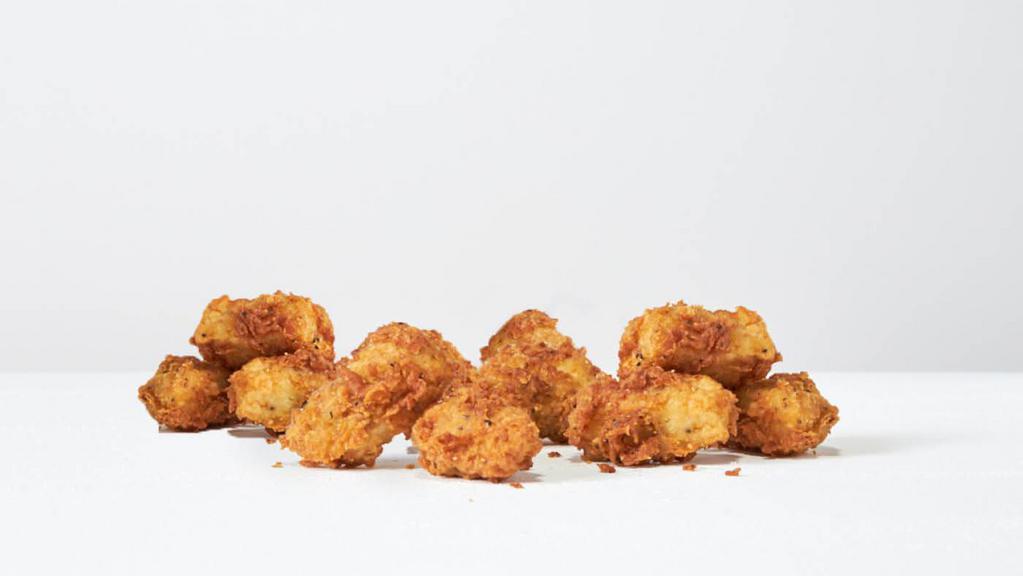 Golden Nuggets (10 Piece) · Crispy, golden, hand-battered chick'n nuggets