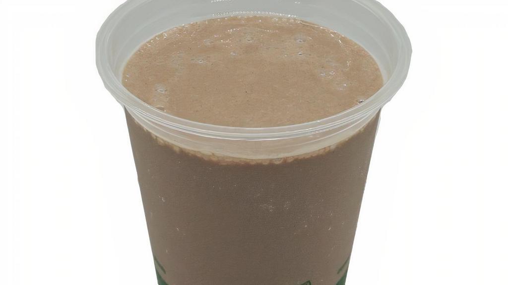 Peanut Butter Cocoa · Creamy decadent all-organic Chunky Monkey smoothie with organic peanut butter, organic banana, organic cacao powder, and choice of milk and organic sweetener.