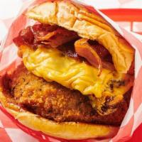 Bbq Bacon Quarter Pounder With Cheese · Custom Blended Pat Lafrieda Beef Patty on a Buttered Martin's Potato Roll with Bacon, Melted...