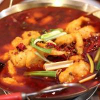 Stewed Sliced Fish Fillet With Pickled Sour Cabbage · Hot & Spicy.