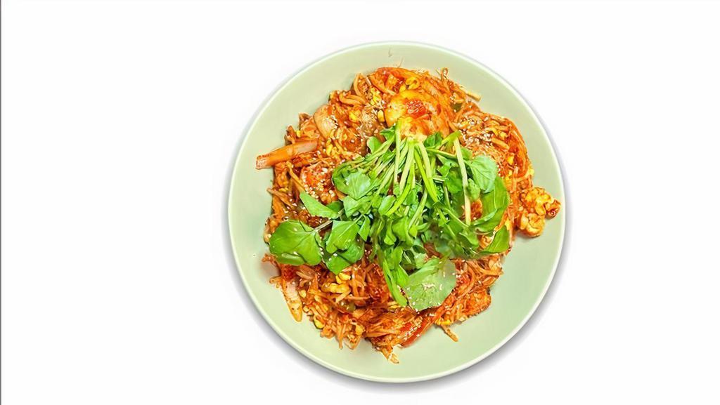 해물찜 Haemul Jjim 蒸海鲜 · Braised Seafood w/special chef’s homemade hot sauce, mixed veggie, bean sprout in wok