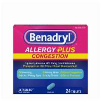 Benadryl Allergy Plus Congestion · 24 ct