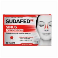 Sudafed Pe Congestion Tablets (18 Ct) · 18 ct