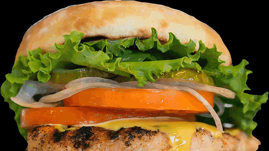 Grilled Chicken Sandwich · Our moist chicken breast on our soft potato bun.  Pick your favorite flavor!