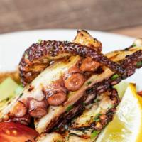 Grilled Spanish Octopus · Grilled Octopus with Lentil Puree