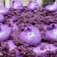 Ube Velvet Cake Slice · Gluten free ube velvet cake! Wow! Wow! Wow! You will never have a better cake in your entire...