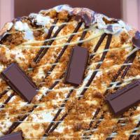 Smores Cookie Pie · Gluten free s'mores cookie pie! True s'mores lover rejoice! Your have found your oasis with ...