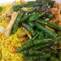 Chicken With Mixed Vegetables Lunch Special · Served with pork fried rice or chicken fried rice or white rice or brown rice. With soup or ...