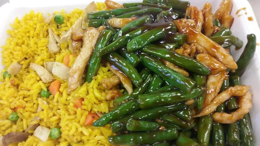 Chicken With Mixed Vegetables Lunch Special · Served with pork fried rice or chicken fried rice or white rice or brown rice. With soup or soda.