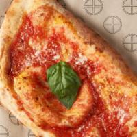 Calzone · San marzano tomato, mozzarella, salame felino rovagnati, ricotta, extra virgin olive oil, an...