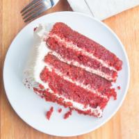 Red Velvet · One of our most popular cakes, velvety smooth cake topped with our traditional cream cheese ...