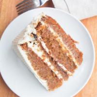 Carrot Cake · Carrot cake done the Abu's Way, with LOVE. One of oldest recipes and still a customer favori...