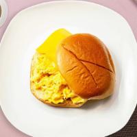 Lay An Egg And Cheese Sandwich · Scrambled egg, and cheddar cheese served on a bread.