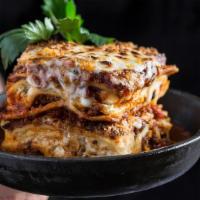 Lasagna - Available 3Pm-9Pm · layers of fresh pasta, beef bolognese, ricotta, mozzarella, parmesan