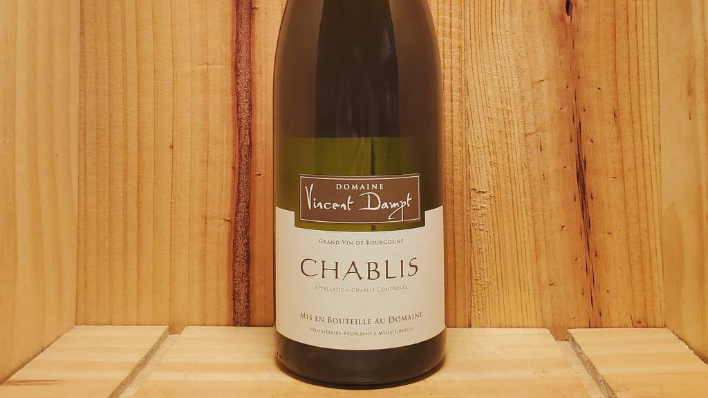 Domaine Vincent Dampt, Chablis 2020 750Ml - Chablis, Burgundy, France · Decanter 92 - “A complex Chablis, as expected from this leading Milly domaine. As well as purity of fruit flavour, there are extra levels of gunflint, savoury notes and great acidity; lots of energy on the palate here. A more serious Chablis but one to appeal to lovers of this appellation.”
