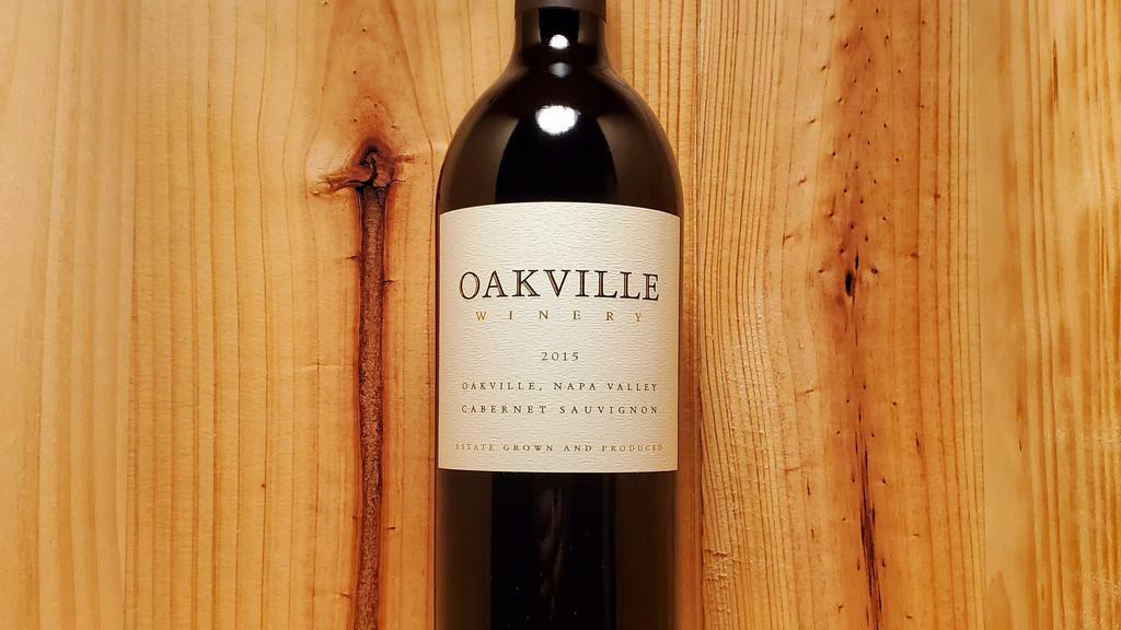 Oakville Winery Estate 2015 - California, United States - Cabernet Sauvignon 2015 · This cabernet sauvignon is a style that reflects modern Oakville. Aromas of red fruits and notes of sweet, lush oak. Richness of juicy black tartarian cherry. A well-structured wine with round, soft and forward tannins. Medium to full-bodied with incredible balance; this wine will drink well for the next 10 years.