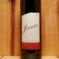 Jeunesse - California, United States - Cabernet Sauvignon | 750Ml · Jeunesse cabernet sauvignon displays a vibrant ruby color, soft texture, and perceived sweet...