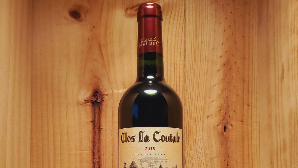 Clos La Coutale 2019 750Ml - Cahors, France - Malbec · A hearty, rustic red from France's southwest, this Cahors has everything a savvy wine drinker wants, it is ready for immediate consumption, has excellent structure to age, and comes in at a value price.
