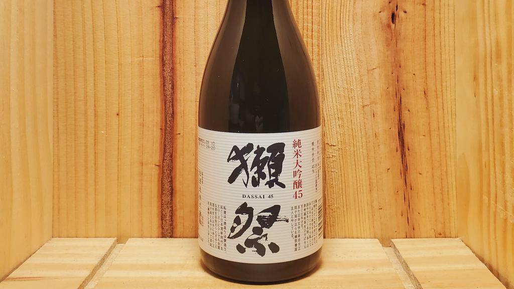 Dassai 45 Junmai Daiginjo - Japan | 720Ml · Junmai Daiginjo - Fragrant & Smooth. A rich, structured, and full-flavored sake, with elegant notes of rice and exotic fruits.