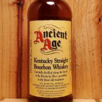 Ancient Age Bourbon | 1L · Medium-bodied with a refreshing blend of tartness and brisk spice. Features aromas of corn, ...