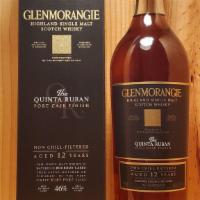 Glenmorangie Quinta Ruban 12 Year Single Malt | 750Ml · Slightly rosy-pink color, along with an aroma of sandalwood, dark chocolate, and rich spices...