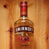 Smirnoff Cherry | 1L · Flavored vodka. Smirnoff Cherry is infused with natural cherry flavor for a bold, tangy tast...