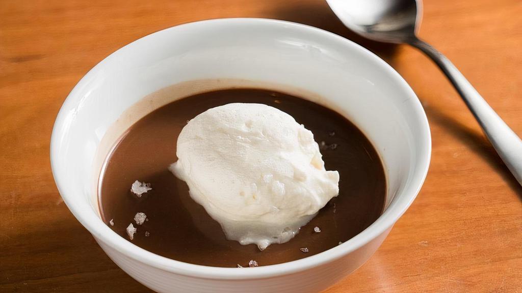 Chocolate Panna Cotta · Cocoa Tuile, Malted Whipped Cream