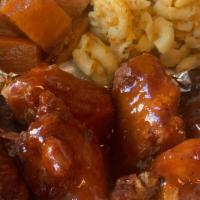 Honey Barbecue Wings · 6 pieces of our fried wingettes with our homemade honey bbq sauce