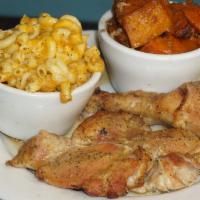 Baked Chicken · Platters come with two sides