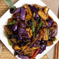 L/Eggplant With Garlic Sauce · Hot & Spicy.