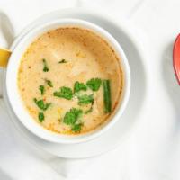Tom Kha Soup · shrimp or chicken,tofu,sweet bean and mushroom in spicy coconut soup