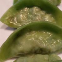 Steamed Veggie Dumplings (6) · Vegetarian.