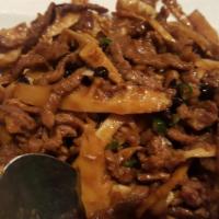 Shredded Beef With Bamboo Shoot · Mild spicy.