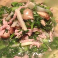 Snow Cabbage & Pork Noodle Soup · Popular.