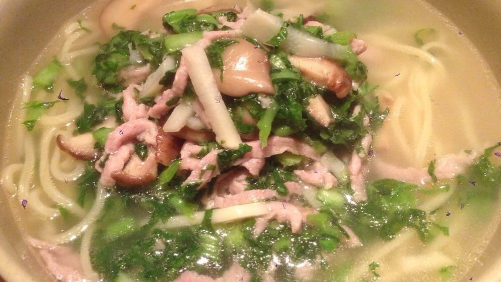 Snow Cabbage & Pork Noodle Soup · Popular.