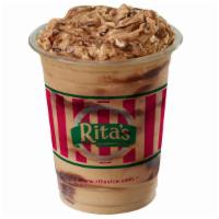 Chocolate Chocolate Crunch Concrete · Chocolate Custard blended with HEATH & Hot Fudge.