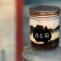 C.D. Cheesecake Jar - 8 Oz. · Oreo Cookie Delight in a Jar! Our signature Cheesecake layered with Oreos and whipped cream ...