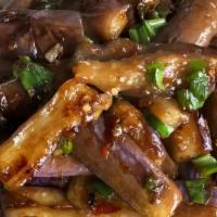 Eggplant With Garlic Sauce · Quart. Served with white rice. Hot and spicy.