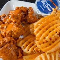 10Pc Boneless  Combo · Served with a side of our famous waffle fries.
