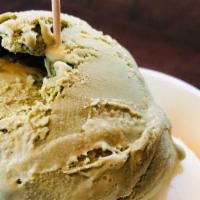 Green Tea Ice Cream · 2 big scoops with green tea favor, This homemade ice cream is rich, flavorful, and incredibl...